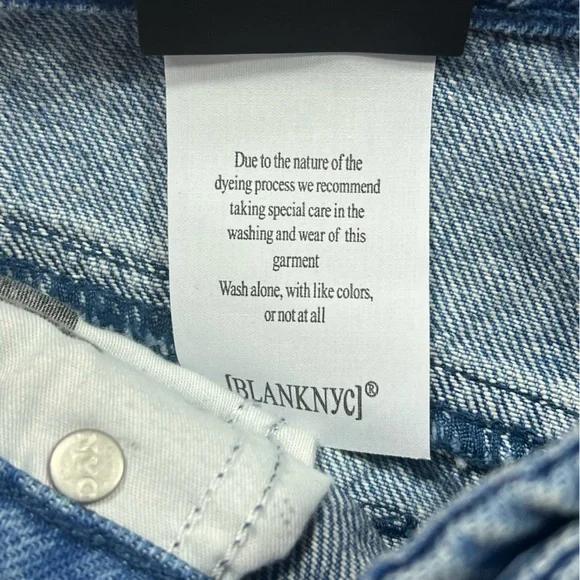 Blank NYC | Retro Warren High Rise Distressed Denim Shorts | 26 - Picture 12 of 14